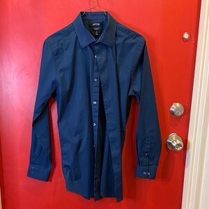 Apt. 9 Men's Navy Dress Shirt